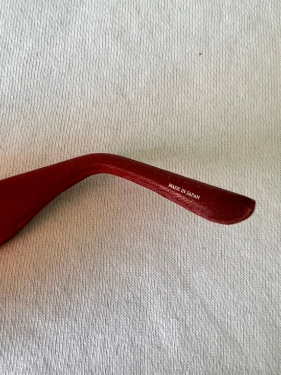 Linda Farrow x The Row 48/3 Womens Sunglasses Terracotta Red